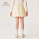 YEEHOO children's clothes, girls' skirts, spring fashion ladies' small fragrant skirts, spring clothes, new elegant medium and large children's clothes, fragrant yellow 170