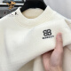 
LAORENTOU plus velvet thickened half turtleneck sweater for men in autumn and winter middle-aged and young men in warm inner knitted base shirt sweater men's trend 9859 meters white XL Recommended 135-150Jin [Jin equals 0.5 kg]