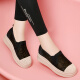 Sipuwang (Sipuwang) Xiaoxiangfeng Pedale faule Fischerschuhe für Frauen 2025 Frühlings- und Sommer -neue dicke Einzelschuhe bequem und vielseitige Maschenschuhe JST 1283 Khaki 34