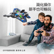 Ibezhi drone d'avion télécommandé 3-6-12 ans jouet pour enfant garçon cadeau d'anniversaire combattant mousse anti-chute vol stationnaire bleu-cinquième génération-décollage et atterrissage verticaux-double batterie-coffret cadeau cadeau pour les garçons de l'école primaire et secondaire de 7 à 14 ans