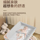 小洁巴适换尿布台婴儿护理台多功能床操作台新生儿抚触台宝宝洗澡喂 灰【升级骨架+豪华顶配+玩具架】