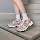Japonés asis gel-1090 pareja zapatos casuales para hombres y mujeres deportes casuales cómodos cómodos de moda de moda migray azul 1203a243-021 42 41.5255 mm más medio tamaño