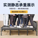 Saishan folding bed single bed household adult simple bed double bed 1 meter 2 dormitory rental house hard bed iron bed lunch break [thickened steel frame] 100*196cm 40% off