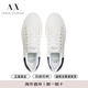 Armani (ARMANI EXCHANGE) Men's flat casual shoe business versatile XUX166 XV653 S522 white 43 (9)