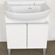 Toto tocador de lavado de la cara (tipo de puertas de desplazamiento) Cuenca de lavado de baños LDSW753W con grifo + LMAW752DR con luz de 70 cm