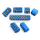 Dafurui KF301-2P/3P/4P terminal block PCB terminal 5.08MM terminal block can be spliced into high current KF301-2P copper (10 pieces)
