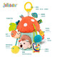 JOLLYBABY Mushroom House Baby Exhaust Music Lathe Pendant Head-up Practice Pulling Movie Band Music Baby Toys School Bus Tissue Box + Hedgehog Mushroom Exhaust