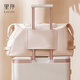 Everyy Bolsa de viaje para mujeres Tripto corto impermeabilizante Portable Fitness de deportes deportivos Gran capacidad Al albaricoque de crema portátil