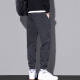 Jeep Spirit Pantalones casuales para hombres Pantalones de moda de moda de nuevo estilo de primavera y verano Pantalones largos versátiles versátiles para hombres 9859 Negro + 9859 Gray M