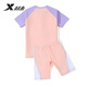 XTEP (XTEP) children's swimsuits for women split quick-drying swimsuits for small, medium and large girls students' swimsuits 14-size gouache purple