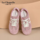LA CHAPELLE SAPOS DE MUJERES 25 AÑOS Nuevos zapatos para mujeres Mesh Saquetas transpirables zapatos Versátiles Versátiles de entrenamiento Shoes sin pies malolientes zapatos de mujer livianos Pink xxe6628-2 38