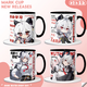 Urabashi Mingchao Zanni Xiakong Cup Peripheral Anime 2D Game Péripheral Water Cup [White Hand] DR6198 TUG EXQUISITE [Coupe simple + cuillère + couvercle de tasse + Course]