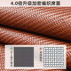 
Sichuan bamboo mat cool hand-woven [1429 people collect] Handmade 1.8 cool folding single bed 1.5 home, brown color/(with storage bag)-with pillowcase 180*200 [mother and baby]