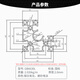科至途6630L铝型材 工业铝型材6630直角铝合金型材 6060转角铝型材 6630L国标直角银白氧化（1米）