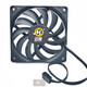 
8010 Fan 8010/9213 Ultra-thin violent fan 4p speed regulation 3p speed control machine radiator special silent fan 9215-2700 Black evil