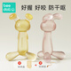 Beidou Little Rabbit Teether Baby Teething Stick Baby Teething Stick Oral Toy 6 Months Old Anti-eating Hand 4 Baby Teeth Three-piece Set + Lemon Yellow + Storage Box + Anti-eating