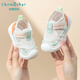 Tombeck-Babysandalen für Jungen und Mädchen Sommer Kleinkindschuhe 1-3 Jahre alte Babysandalen Weiche Lösche Babyschuhe Ozean Blau 20#