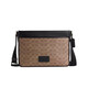 CoaCH (COACH) men's bag men's District zipper opening and closing briefcase one-shoulder crossbody bag CV761 khaki brown black QBNRX