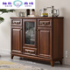 
Niu solid wood tea bar machine European sideboard household European tea bar machine household European high-end living room integrated cabinet belt 9902 European ice warm