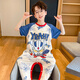 Ultraman pour les garçons Sleeping Sac Pyjamas Summer Coton Pure Coton Baby à manches courtes à manches minces Anti-Kick Quilt Home Clothing JY9929 Ultraman pour 100 enfants 8 taille Hauteur 90-100cm35jin [Jin est égal à 0,5 kg]