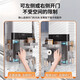 Huangchen gas water heater shielding cover kitchen wall-mounted magnetic pipe concealing decorative cover hook hole plate storage rack 35*30*17+2 hooks left/right single door