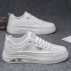 
Jingpu Fei leather casual sneakers men's trendy shoes student versatile single shoes 7372 black 39
