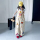 Girls' pants 2025 Spring and Autumn Cartoon Overalls Children's Trendy American Casual Jumpsuit Large Children's Labor Pants Khaki Overalls [High Quality] 130