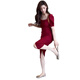 
ZIPJBX Korean version of square collar puff sleeve dress mid-length slit design hip-pack skirt 2025 summer new product Black #1048 2XL