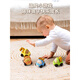 Disney (Disney) Inercial para niños CAR Niños Bebé 1-3 años Huili Engineering Car 6 meses Bebé 2 niños y niñas Puppy Inercial