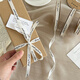 DOROCH ribbon ribbon 5m beige English packaging cake flowers tie decoration Christmas gift Thanksgiving gift
