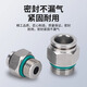304 stainless steel PC-G threaded pneumatic quick straight connector PL-G trachea quick-insertion elbow with O-ring PL10-G02