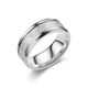Trendy personalized rime pattern ring men's titanium steel ring men's trendy single fashion wide ring ring does not fade rime pattern ring black size 7 recommended 90 Jin Jin equals 0.5 kg -100 Jin Jin equals 0.5 kg