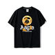 Aape New Ape Man Camouflage Summer Cartoon Print Losatile Men and Women Top Top футболка с половинами рукава A691 Black M
