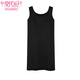 Modal nightgown with chest pad for women, summer thin comfortable breathable vest pajamas for women, solid color simple, can be worn outside home clothes AM11977 M