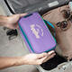 M Square [New Product] Digitale Speichertasche große Kapazität Tragbares Handtaschendaten Kabelleiste Mobile Festplattenbeutel Highland Smoke Purple