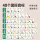 乐乐鱼英语音标发音有声挂图48个26字母表儿童启蒙单词拼读学习墙贴 组合装智能英语学习机+英文字母