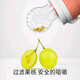 Jiaeryouyou baby bite fruit and vegetable music silicone bite bag baby eating fruit artifact teething gel 1 pack Jiaeryouyou fruit and vegetable music