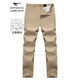 
Seven Wolf [Mulberry Silk] Thin casual pants for men 25 summer new product elastic ice-sensing men trousers slim business trousers 701 (khaki)-Thin mulberry silk 29