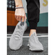 Huili summer men's shoes ice silk mesh breathable shoes men's super light stomp feel sports coconut shoes running hollow black [Autumn and winter waterproof style] YC3893 40
