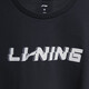 Li Ning pure cotton short-sleeved men's 2025 summer new T-shirt round neck comfortable simple versatile sports and casual half-sleeved black-1 AHSU829-1 M