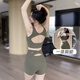 Catman (Miiow) Beautiful Back Shock-Propapop-Proponging Fitness Sports Sports Nuevos pantalones cortos de elevación de cintura alta con traje de yoga Black Bra XL