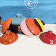 ASD (ASD) ceramic casserole ASD red lid single lid universal accessory cover household stew pot yellow orange porcelain clay pot lid orange diameter 23.6cm