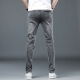 ZHIDOUDOU high-end slim jeans men's simple and atmospheric small feet pants men's trendy brand gray versatile elastic pencil 1049 ash 28 (2 feet 1)100Jin [Jin equals 0.5 kg]