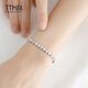 TTMIX shiny honeycomb platinum bracelet for women pt950 platinum hand ornament butterfly tail chain birthday gift 11.7-11.9g