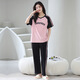 Hanrui Sommer-Frauen-Baumwoll-Kurzärmer-Pyjama zweiteilig 683 170 m