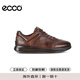 ECCO business casual shoes for men, breathable low-top cowhide shoes, Yashi 207124 01482 cocoa brown 42
