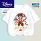 
Disney (Disney) Children's Clothing Boys Summer Set 2025 New Ao Bing Clothes Nezha Children's Little Boy Pure Cotton 983HG Men's White Short Sleeve 110 (Suggested height 95-105cm)