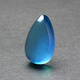 Aquamarine Pendant Natural Blue Crystal Stone Water Drop Egg Noodle 925 See the actual video please contact customer service