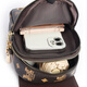 Jiemo [1159 Rückkauf] Kleine Tasche 2025 Neues Mode-Mobiltelefon-Tasche Mini Crossbody Tasche VERSATILE MULTI-LAYER KJ BROWN