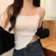 Modal 2-piece suspender vest for women in spring and summer Modal thin slim solid color inner and outer base top
